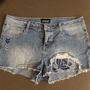 Joe Boxer Short cutoff denim shorts size 9